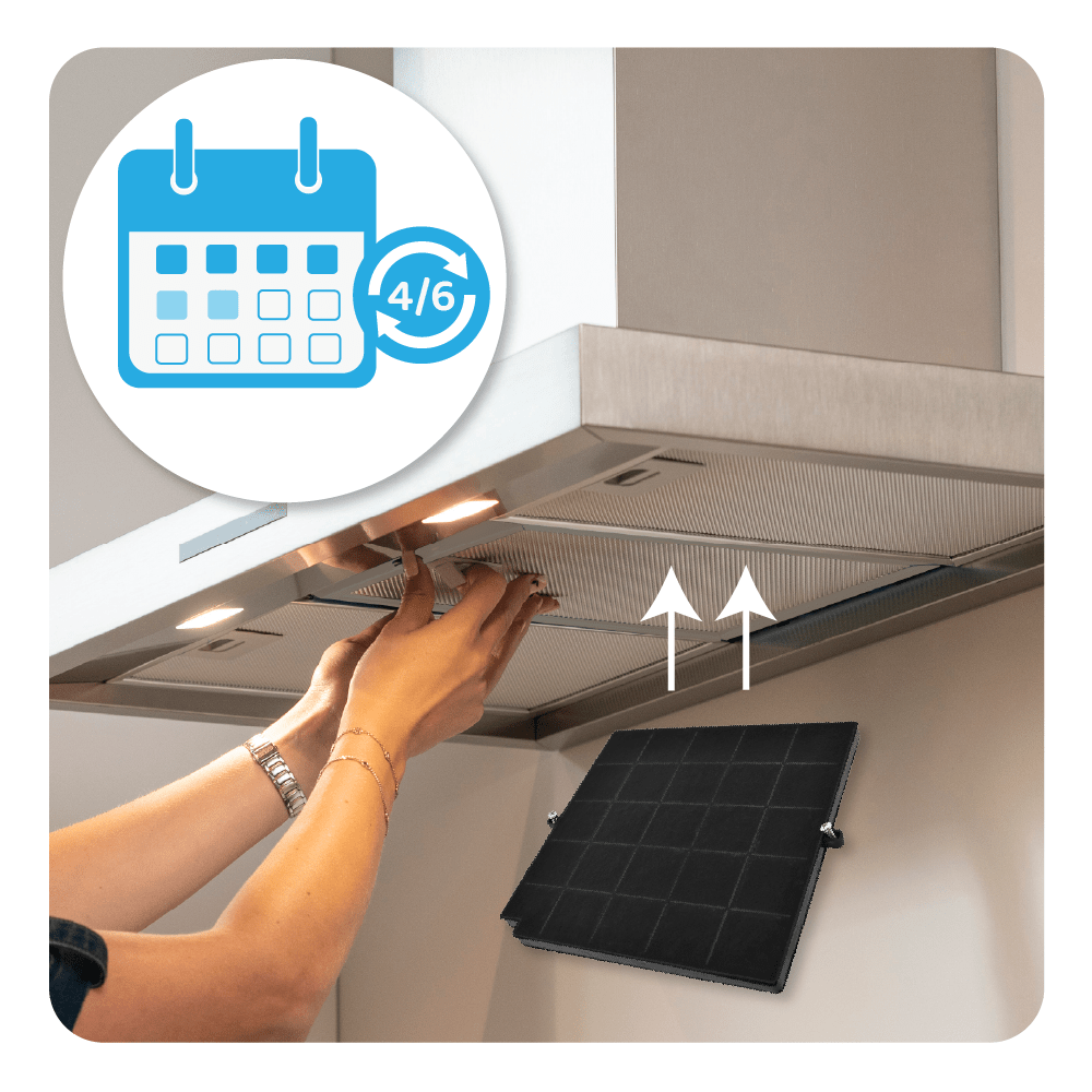 Filtre à charbon compatible avec Whirlpool AKR971 / AKR971IX / AMC981