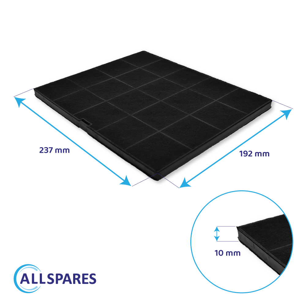 Filtre à charbon (2pcs) Refsta K60 par AllSpares