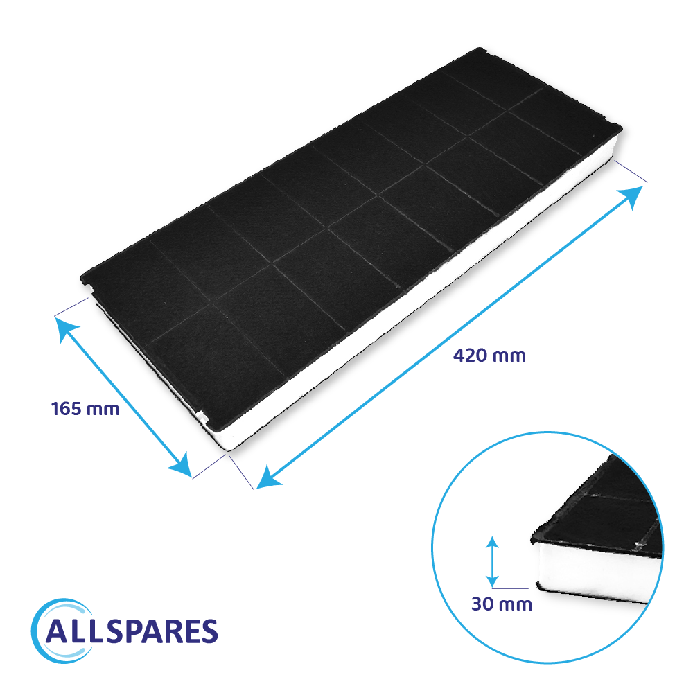 Filtre à charbon Bosch DHZ3406 / 00296178 par AllSpares