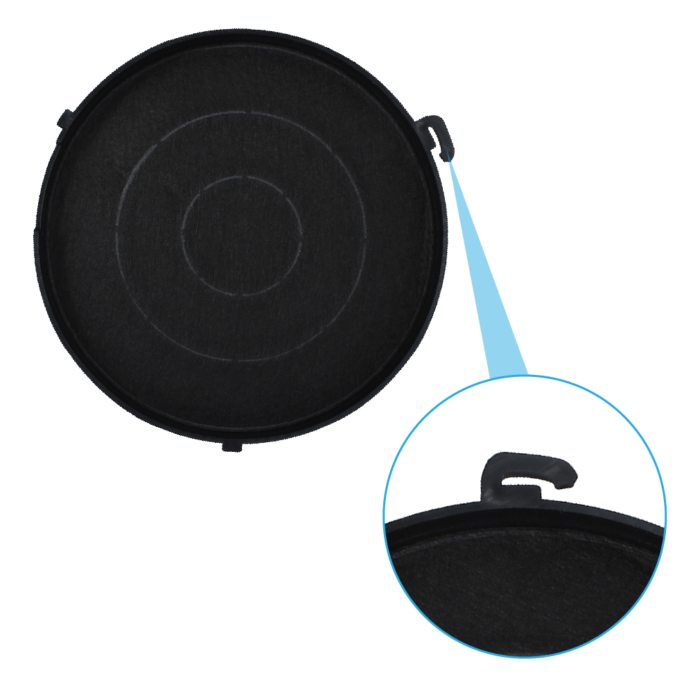 Filtre à charbon (2pcs) Falmec 114163 / Type 6 / Type C / 103050091 par AllSpares