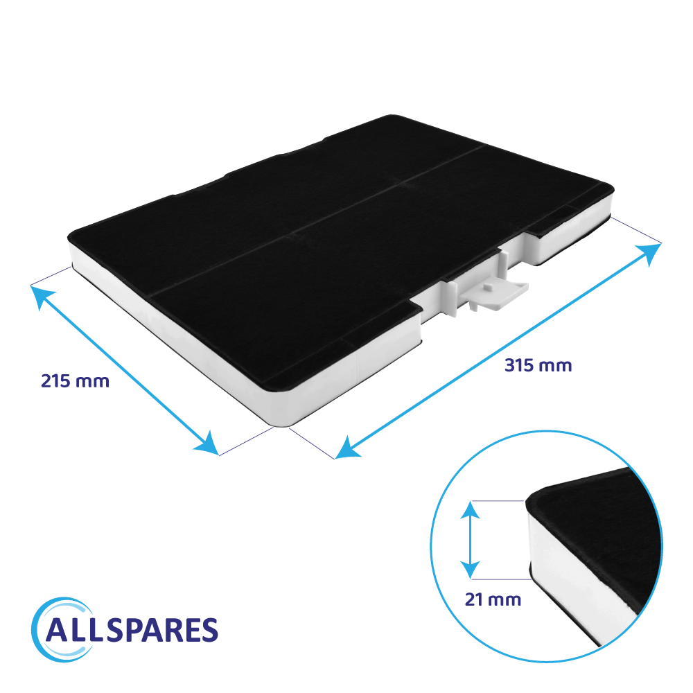 Filtre à charbon pour 11026771 / DHZ5345 / 705432