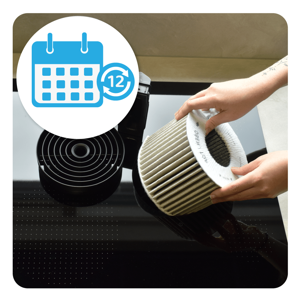 Filtre à charbon PUAKF / GFES / GFESP compatible avec Bora Pure / X Pure / S Pure / M Pure (anti-odeur de poisson)