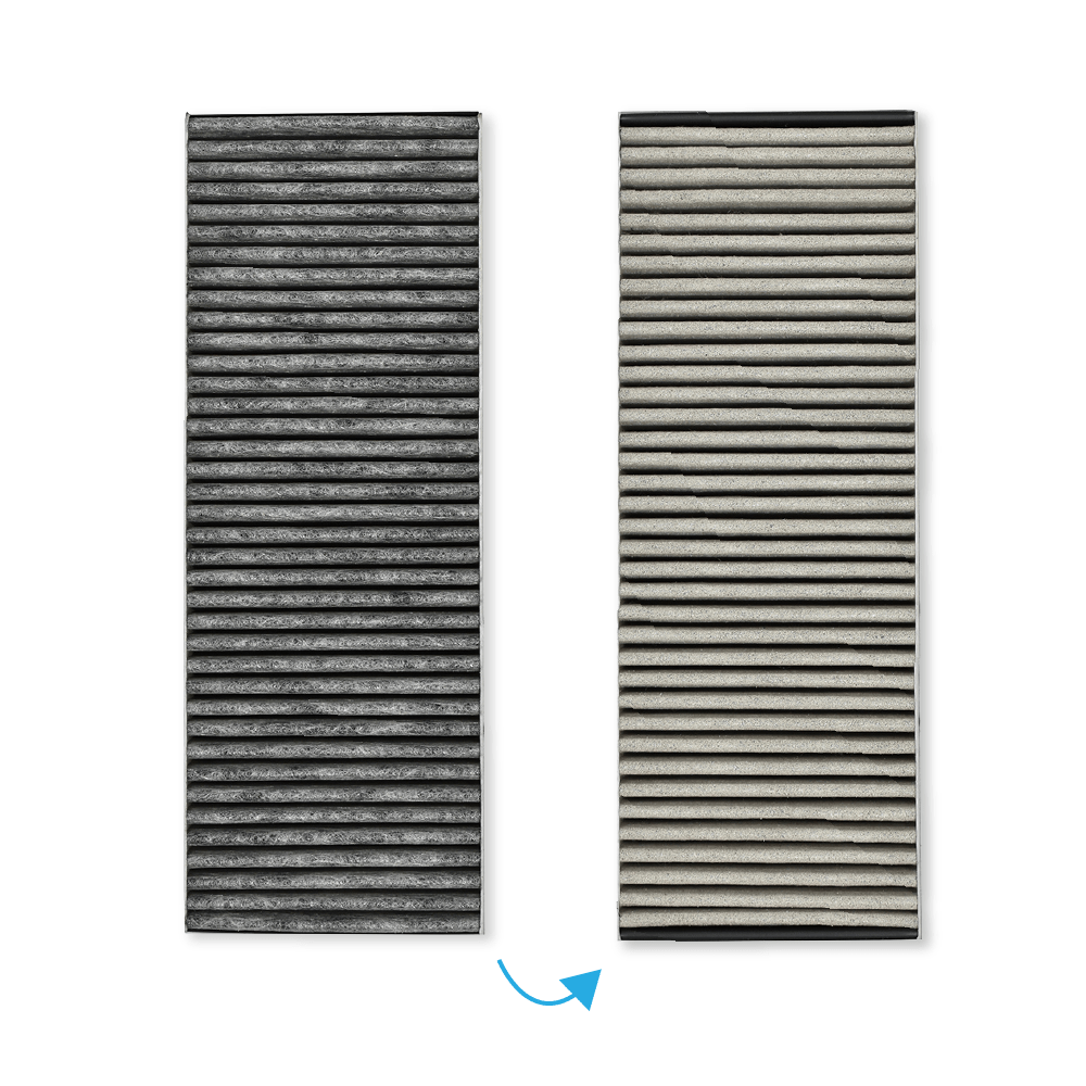 Filtre à charbon BAKFS (2pcs) compatible avec Bora Basic / BHU / BIU / BFIU / GP4 (anti-odeur de poisson)
