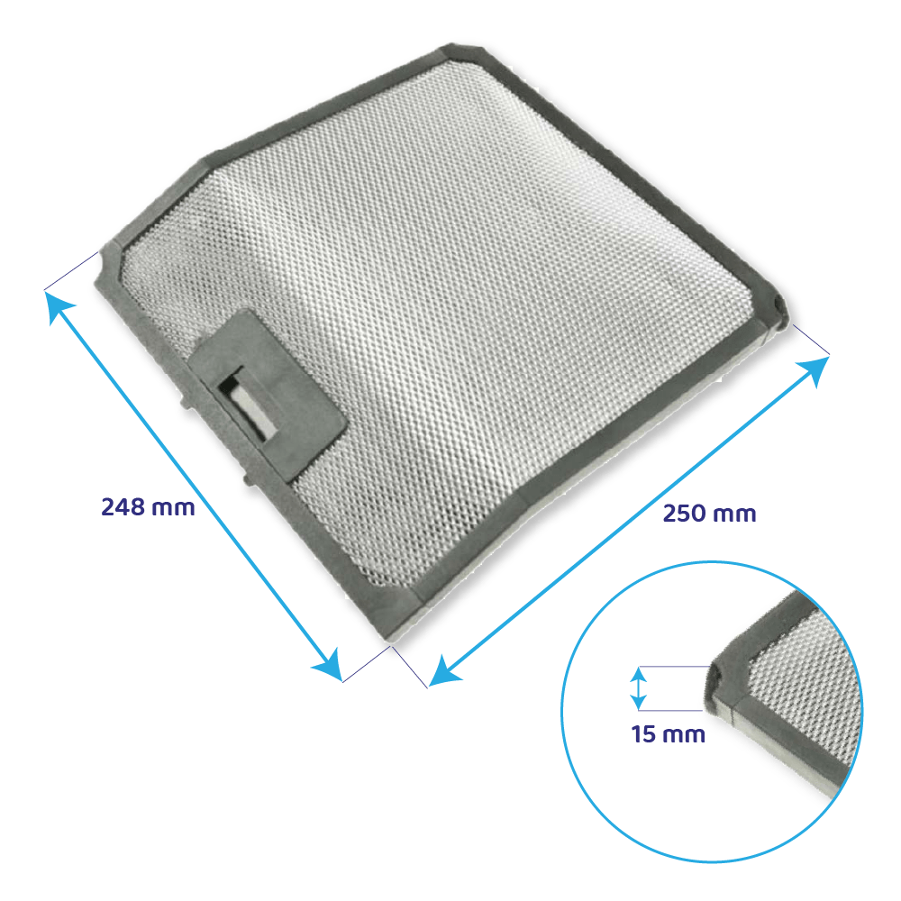 Filtre à charbon compatible avec Silverline AF 300 / YT971.1000.09 