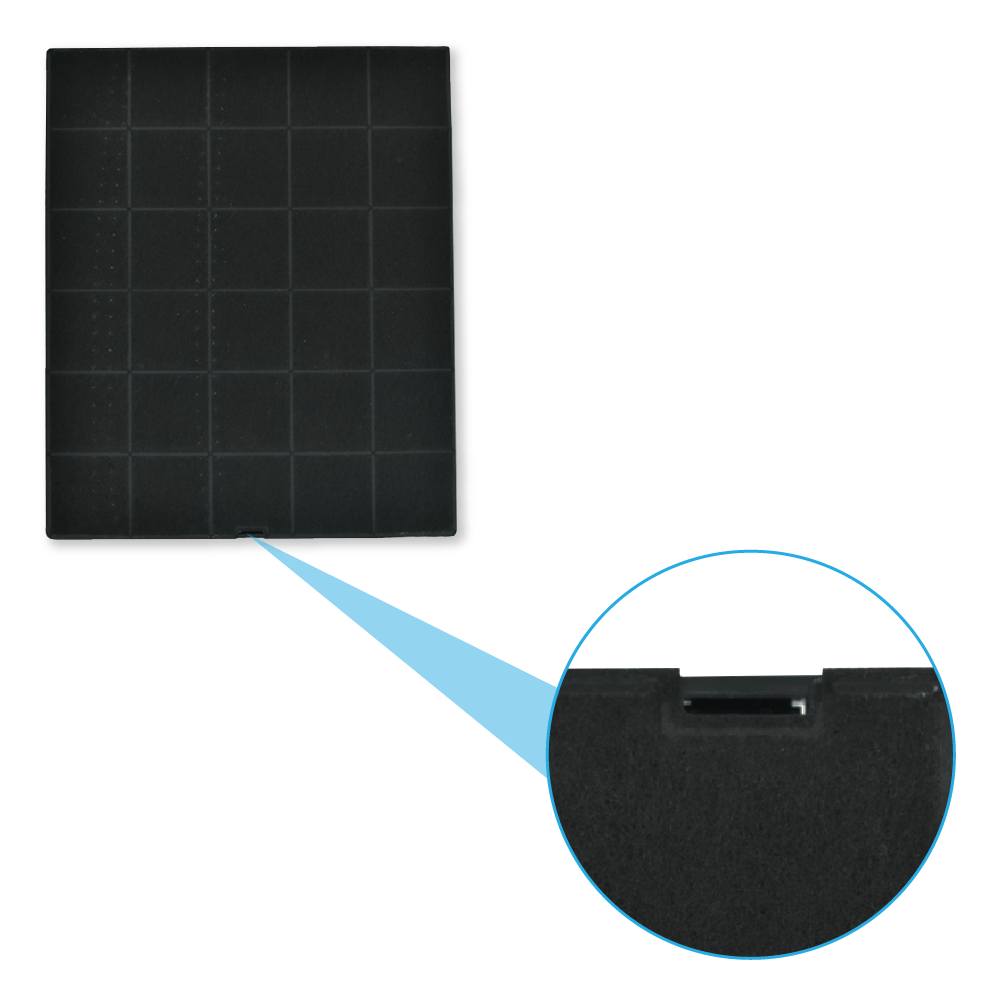 Filtre à charbon compatible avec Pando FCA 580058300073