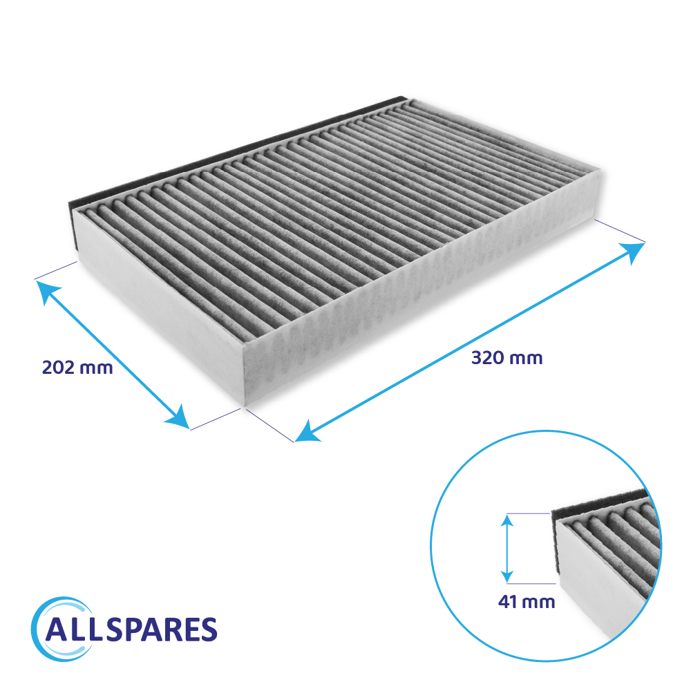 Filtre à charbon Siemens CleanAir 11049702 / 11026771 / LZ53451 par AllSpares