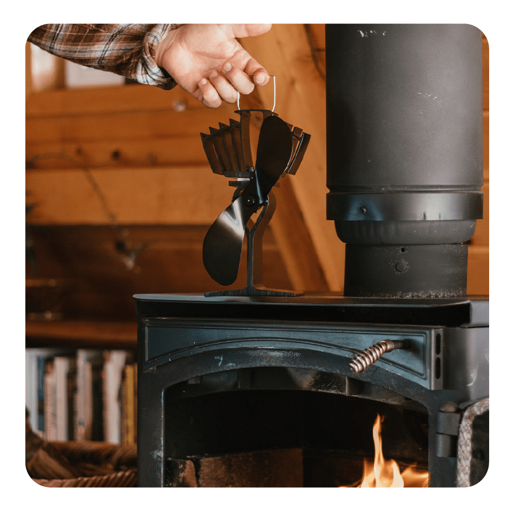 Ventilateur de poêle Caframo Ecofan AirMax 812