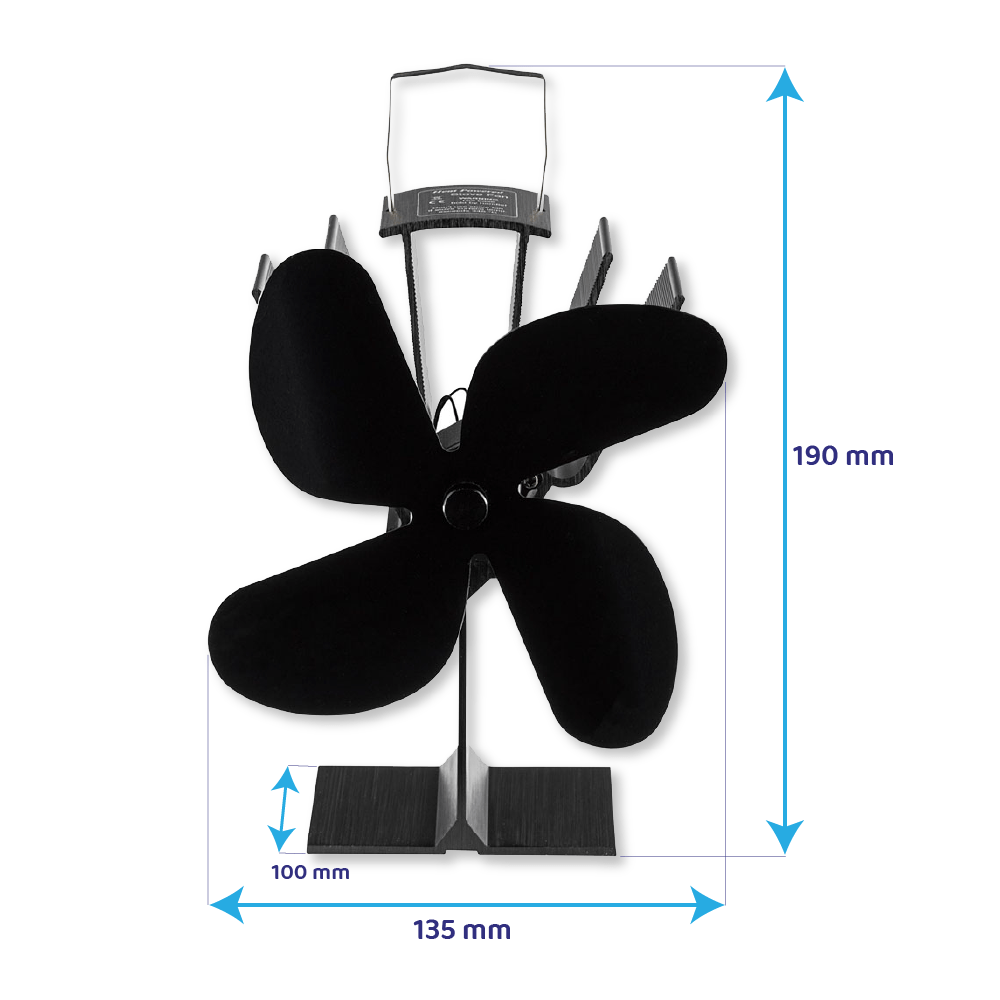 Ventilateur de poêle HI pour poêle à bois
