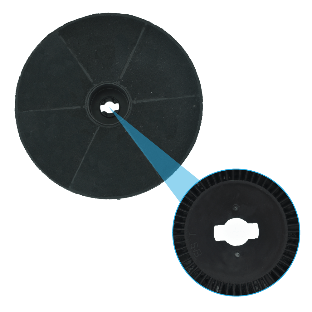 Filtre à charbon (2pcs) d'origine Solitaire pour SOD402350... / SOD402450...