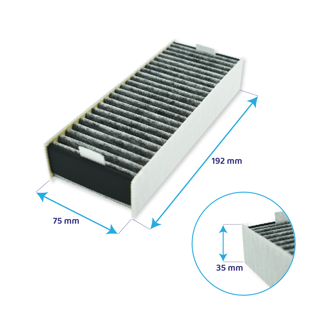 Kit de filtre à charbon Neff CleanAir 17007113 / Z821UD0 par AllSpares