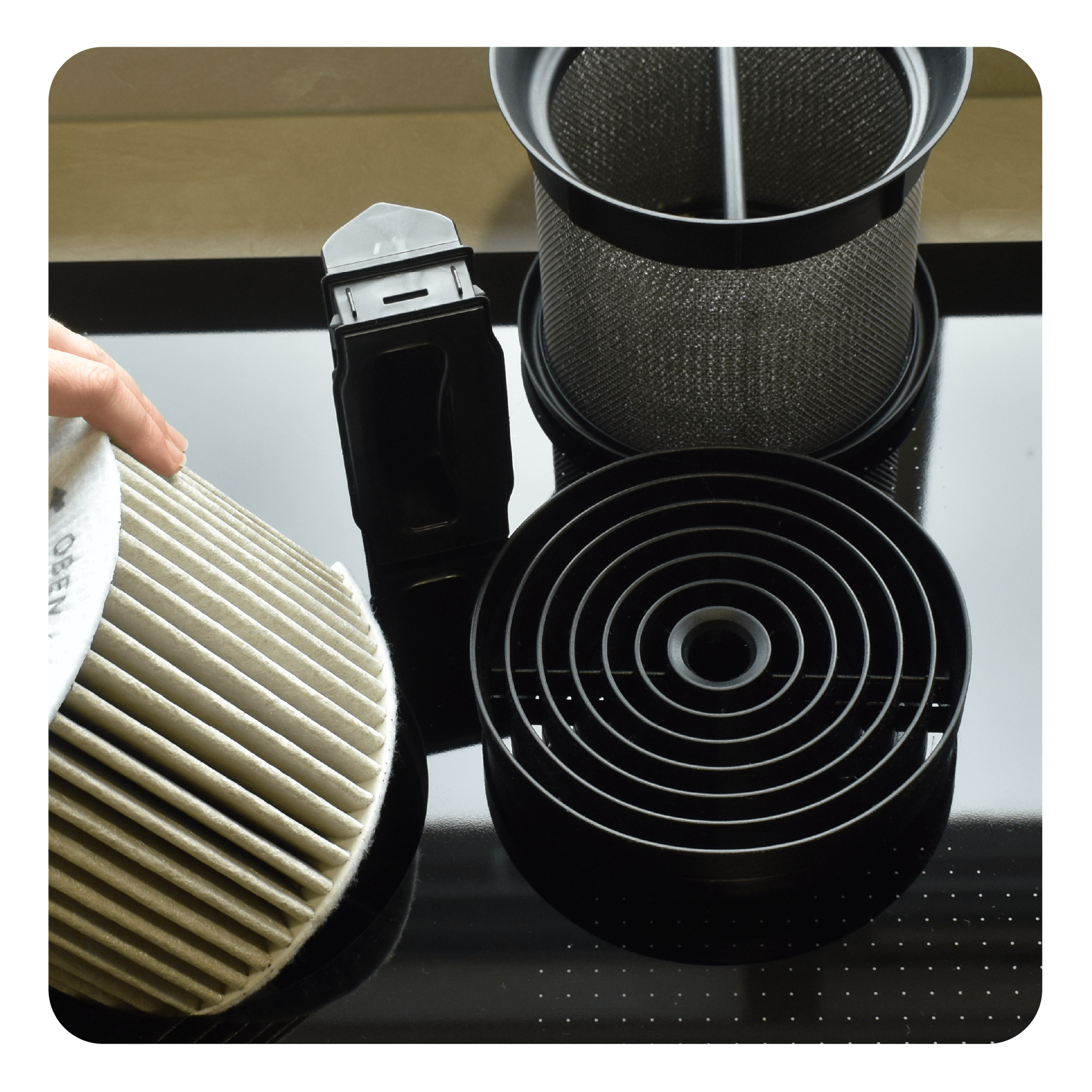 Filtres Hottes Bora Pure Lot De 2 Filtres Charbon Actif Bora Pure PUAKF - Pour Hottes X Pure/S Pure/PURU/PUXU Filtres Hotte Aspirante