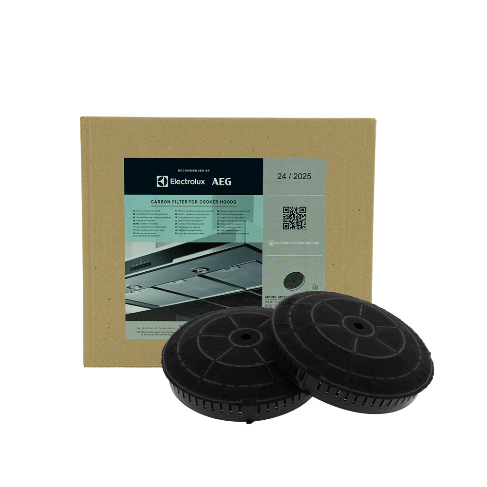 Filtre à charbon (2pcs) d'origine Zanussi MCFE21 pour ZHC82661BA / ZHC82662BA