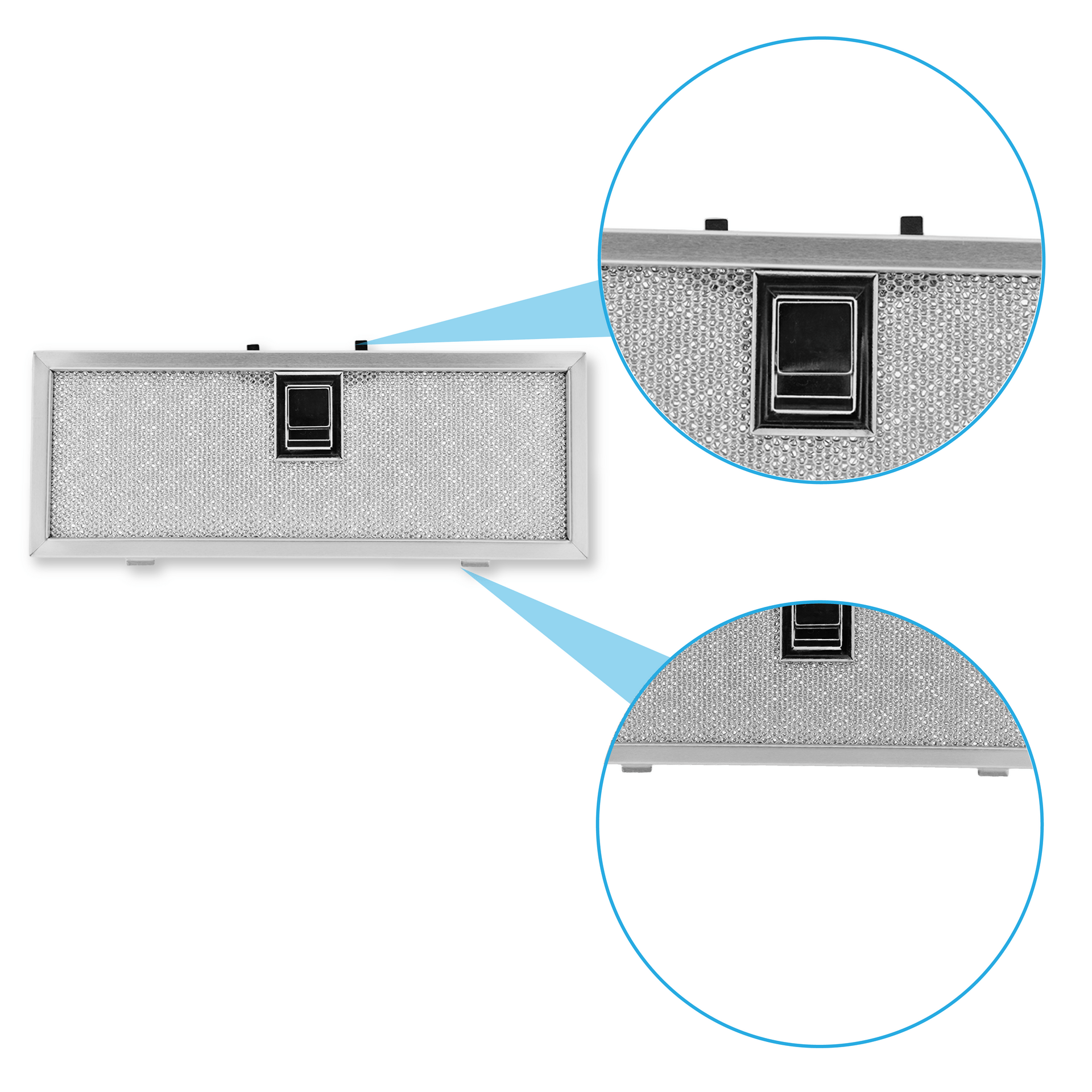 Pack Airforce EKOBLACK122 – 3x filtre à charbon et 3x filtre métallique