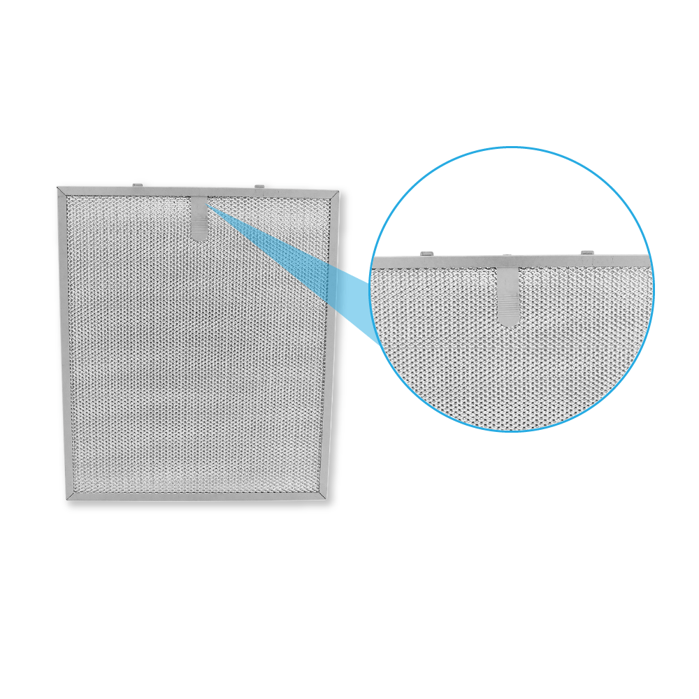 Filtre à graisse en métal 253x295mm d'origine Teka 251148010