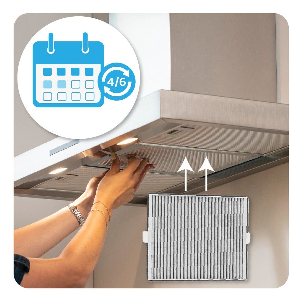 Filtre à charbon pour Miele DKF 12-P