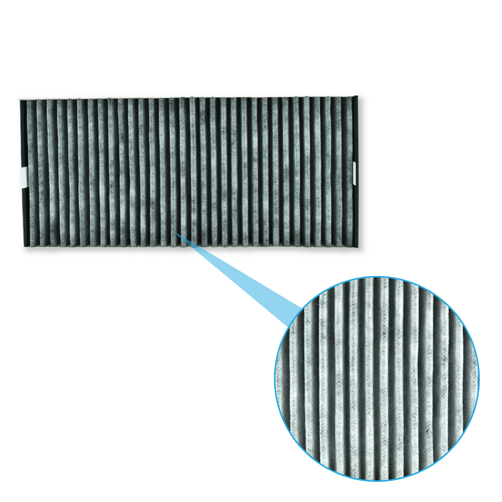 Filtre à charbon compatible avec Miele DKF 35-P
