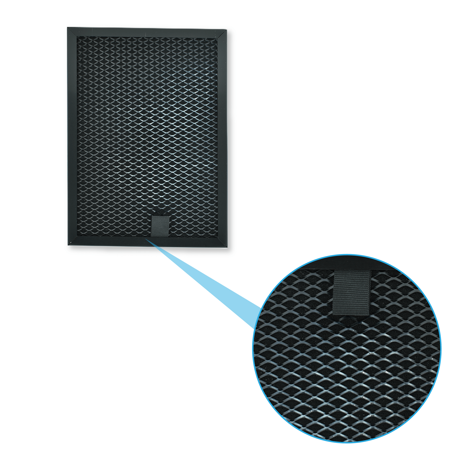 Filtre à charbon régénérable AEG 197x143mm 140237131010