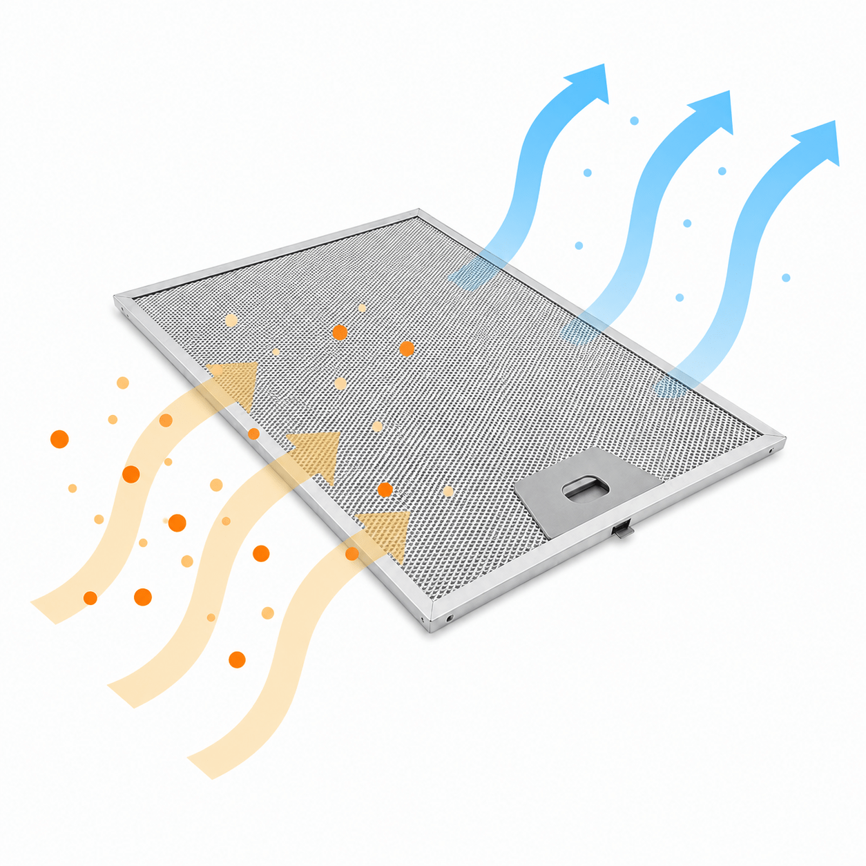 Filtre à graisse en métal 300x253mm d'origine Franke 133.0071.330