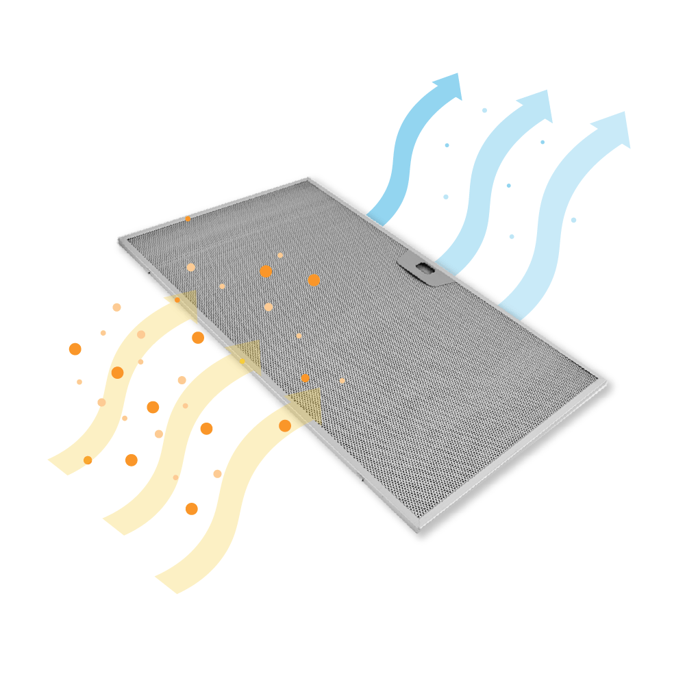 Pack Valberg HD60N/HD60X – 4x filtre à charbon et 1x filtre métallique