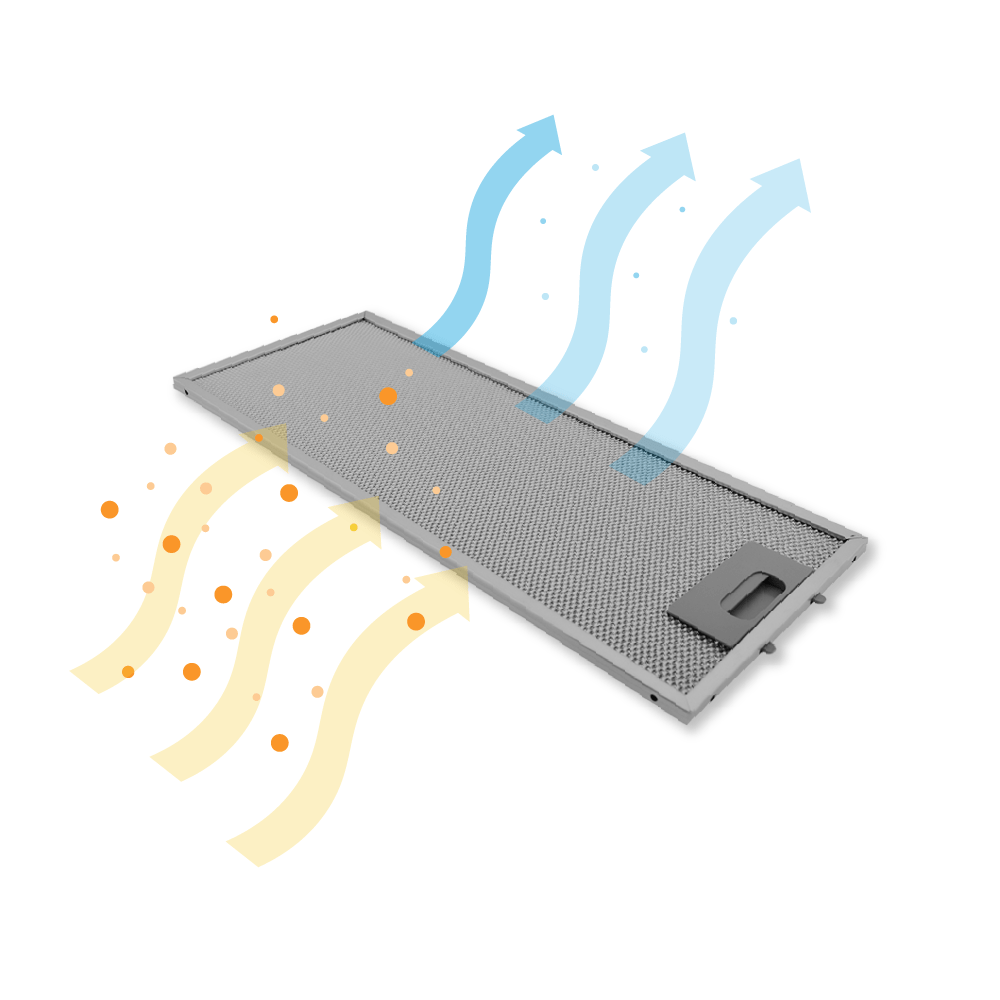 Pack Essential B EHT601/601S – 4x filtre à charbon et 2x filtre métallique