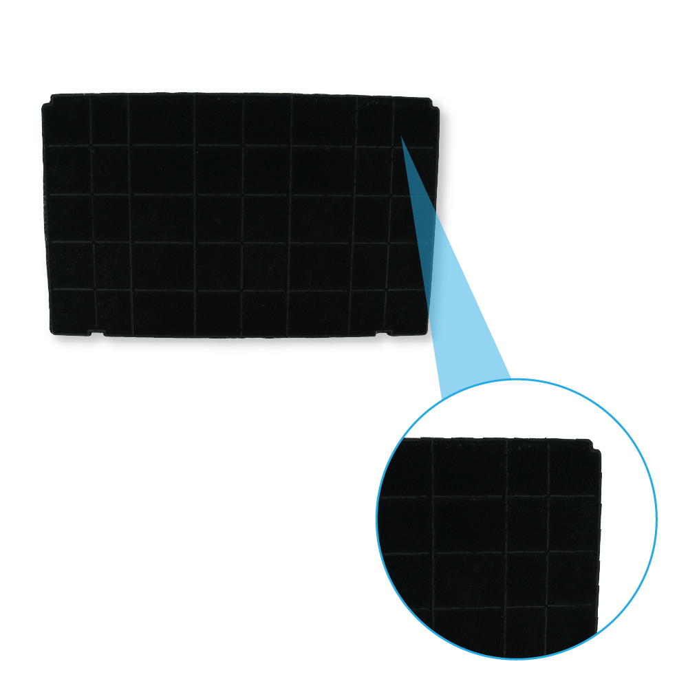 Filtre à charbon (2pcs) d'origine AEG MCFB63 pour DVK6981HB / DVK6981HR