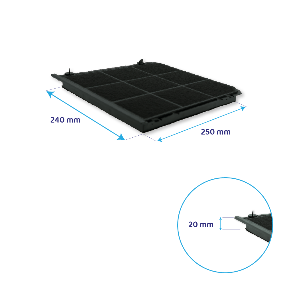 Filtre à charbon longue durée Electrolux MCFB98 / 9029865137