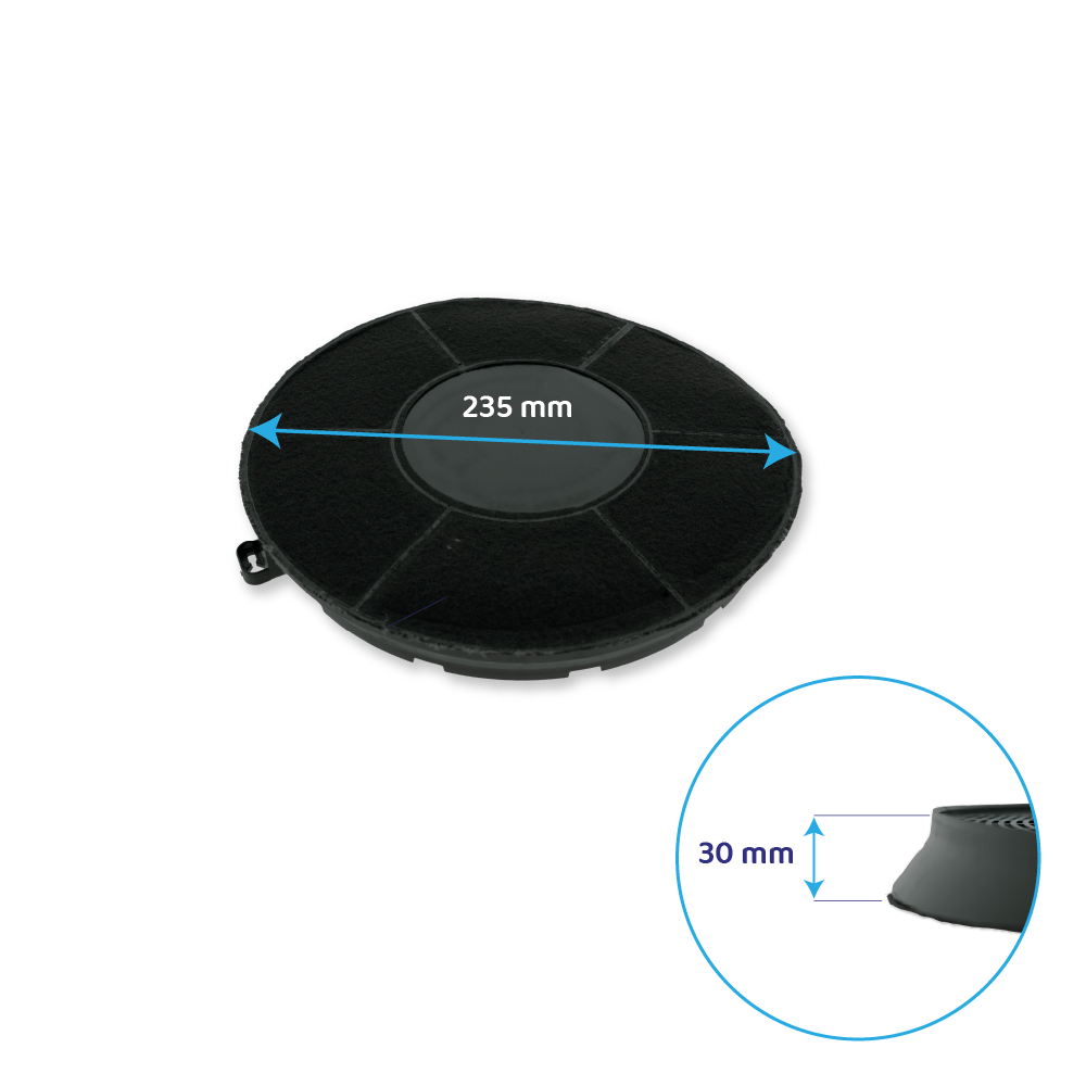 Filtre à charbon d'origine Juno MCFE06 / 9029800506