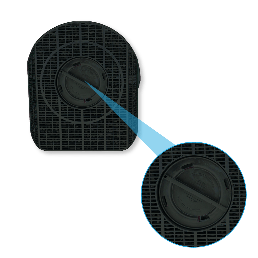 Filtre à charbon (2pcs) d'origine Electrolux MCFE14 / 9029800605