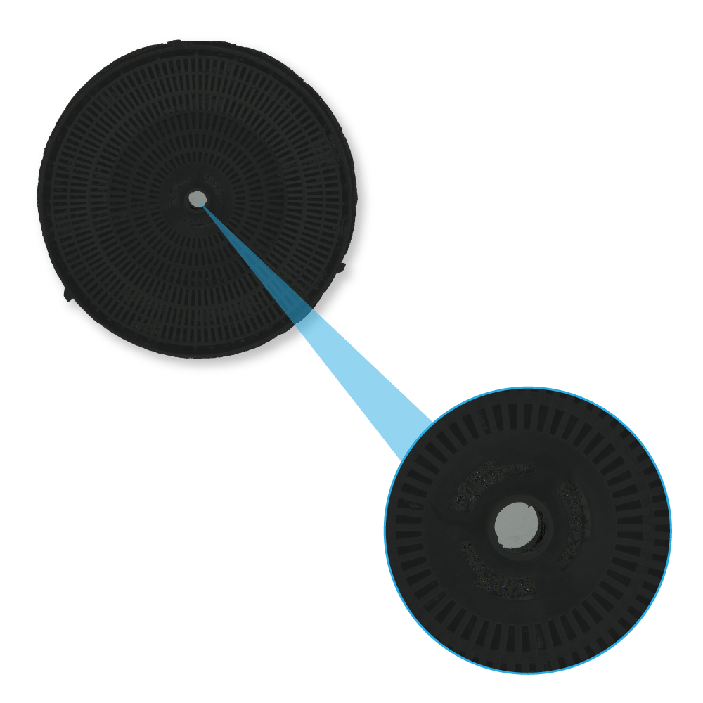 Filtre à charbon (2pcs) d'origine AEG MCFE21 / 9029801496
