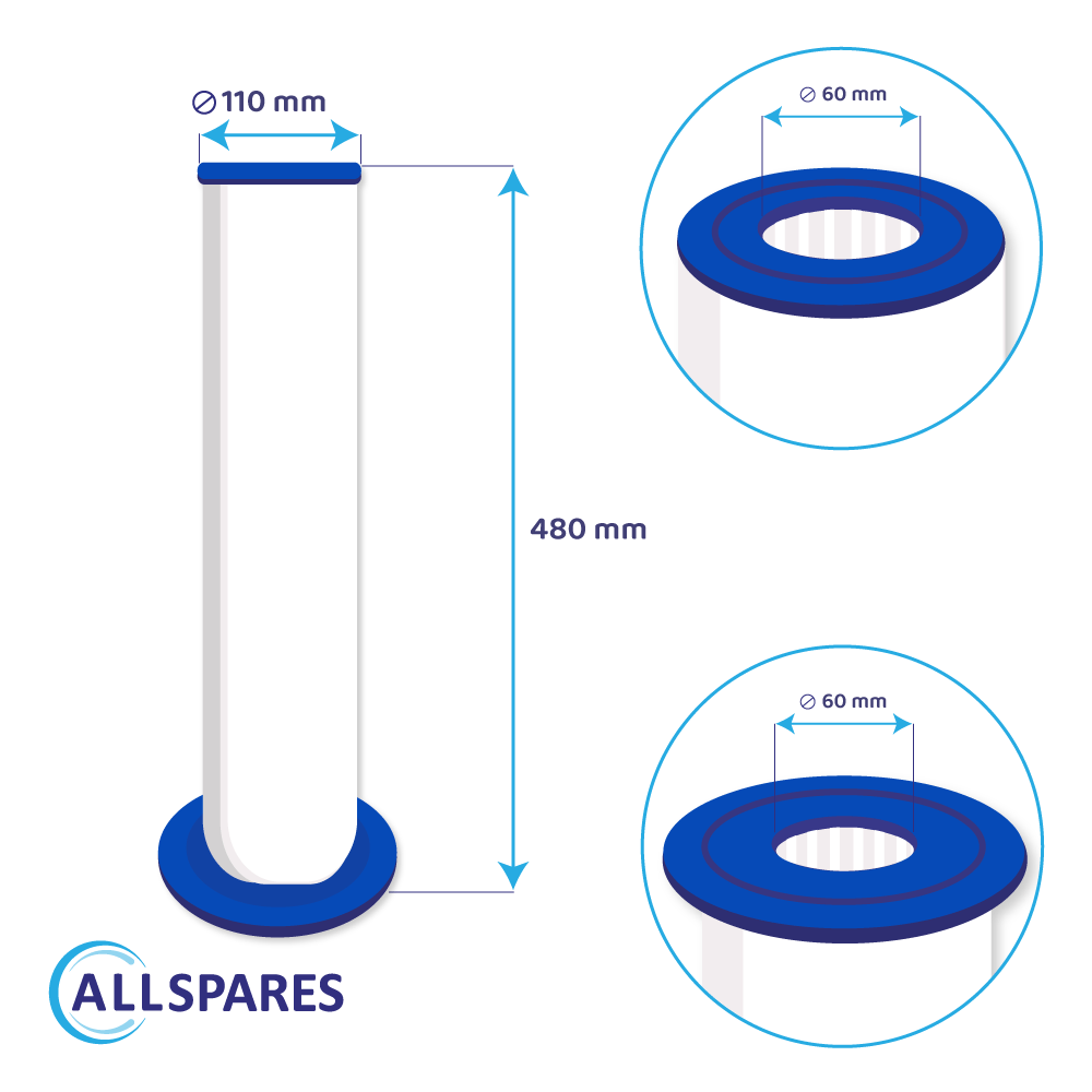  Filtres (2pcs) pour spa Sundance 6473-164 + 6473-165